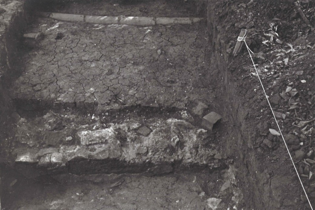 1968 Excavation - sewer pipe, foundation