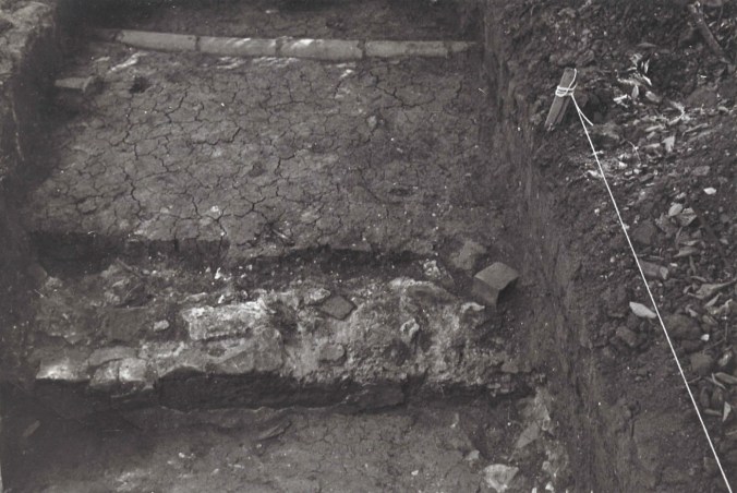 1968 Excavation - sewer pipe, foundation